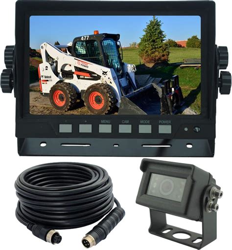 best backup camera for skid steer to guide trench|rear camera for skid steer.